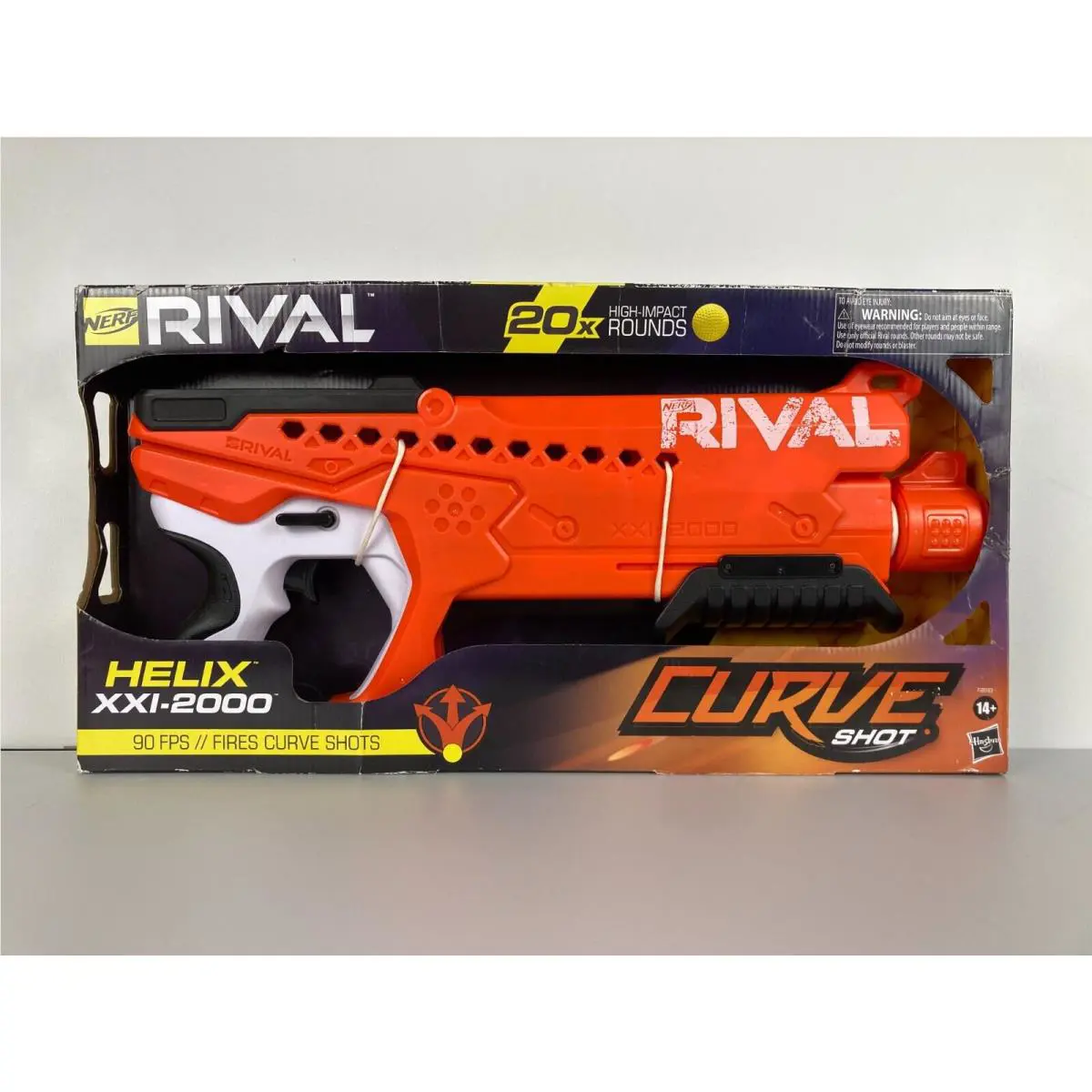 Nerf Rival Curve Shot Series Helix XXI-2000 Blaster 2021 Rare Collectible