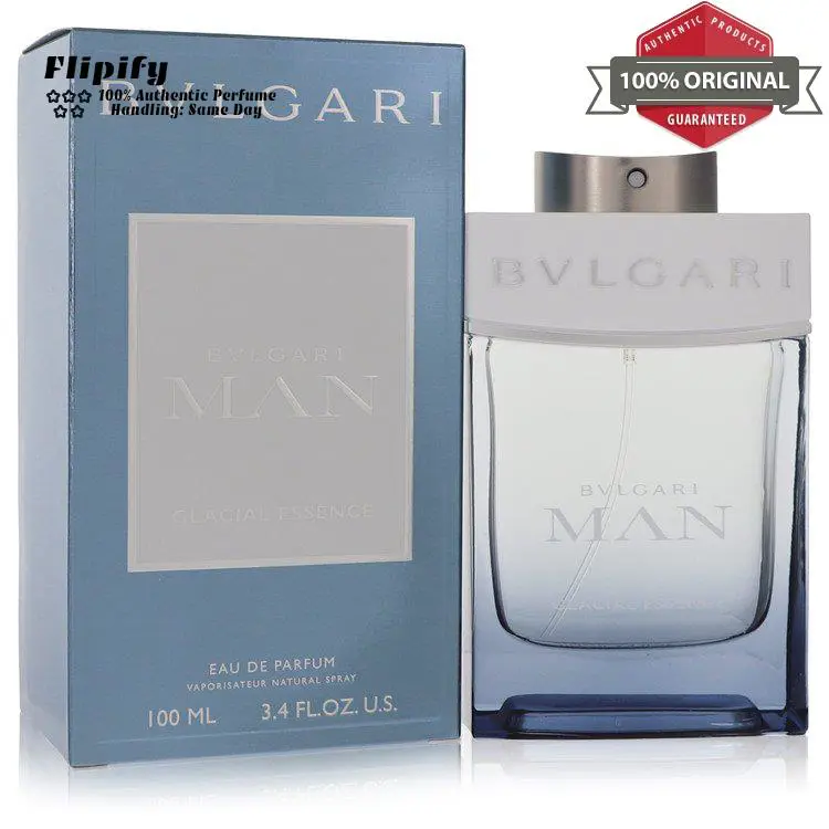 Bvlgari Man Glacial Essence Cologne 3.4 oz Edp Spray For Men by Bvlgari