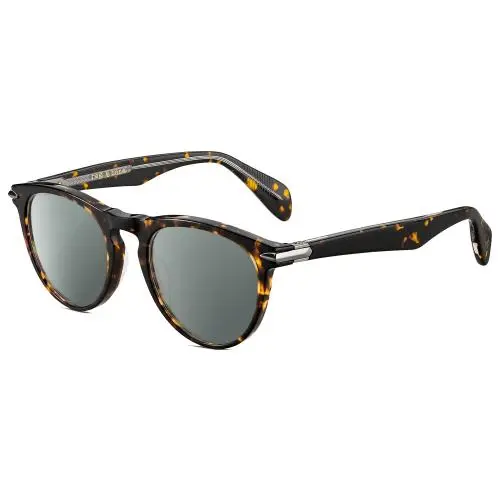 Rag Bone 7003 Unisex Polarized Sunglasses Tortoise Havana Gunmetal 51mm 4 Option Smoke Grey Polar by Rag & Bone