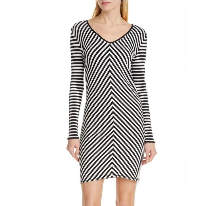 Rag Bone Halifax Ribbed Mini Dress Regular by Rag & Bone