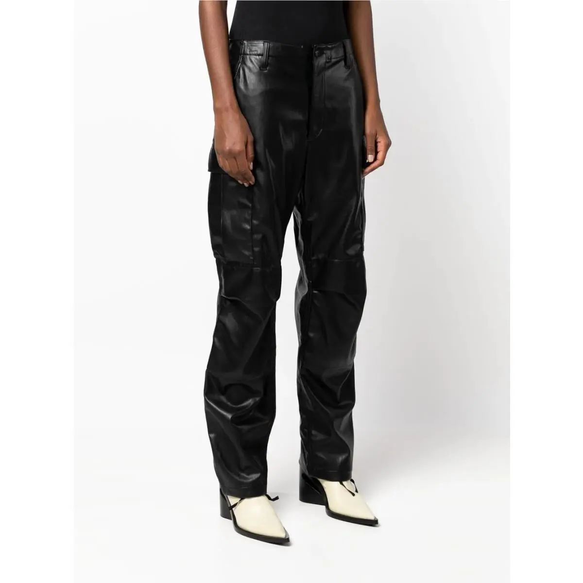 Rag Bone Sands Faux-leather Cargo Pants SZ 4 by Rag & Bone