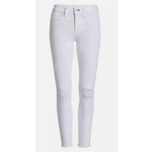 Rag Bone Cate Distressed Ankle Skinny Jeans White by Rag & Bone