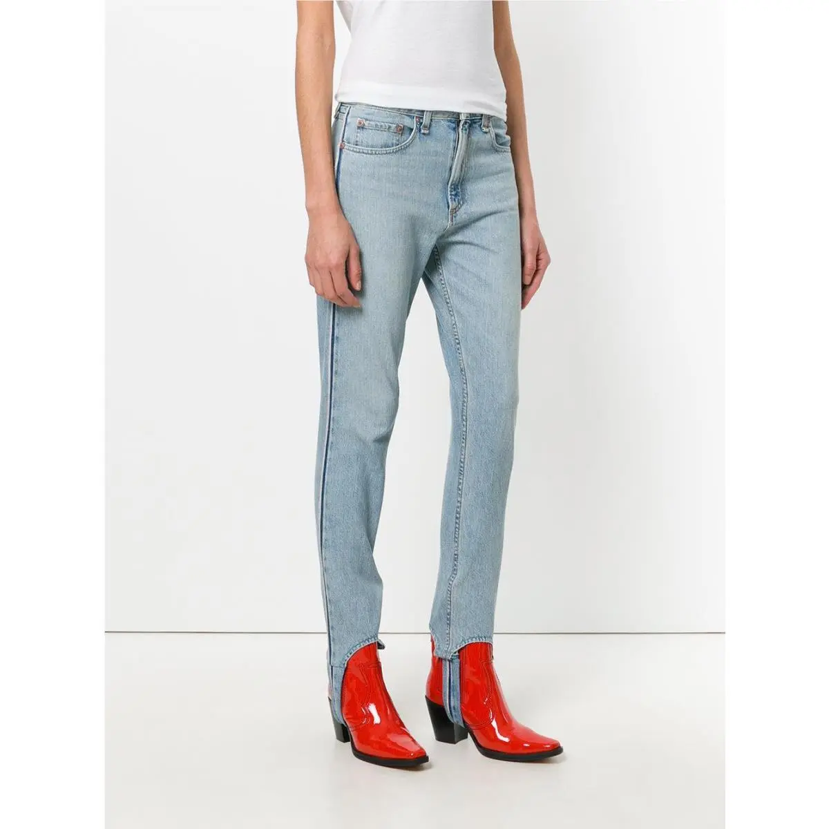 Rag Bone Pinebox Olivia Stirrup High Waisted Jeans Womens 26 or 29
