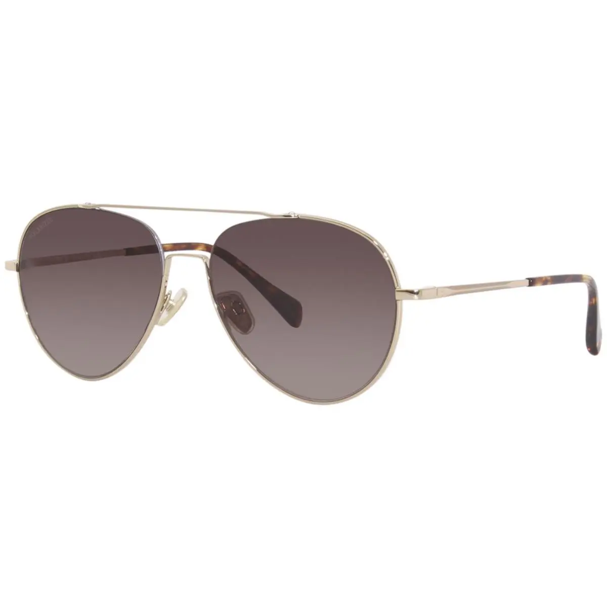 Rag Bone RNB1036/G/S 06JLA Sunglasses Men`s Gold/havana/polarized Brown 58mm by Rag & Bone
