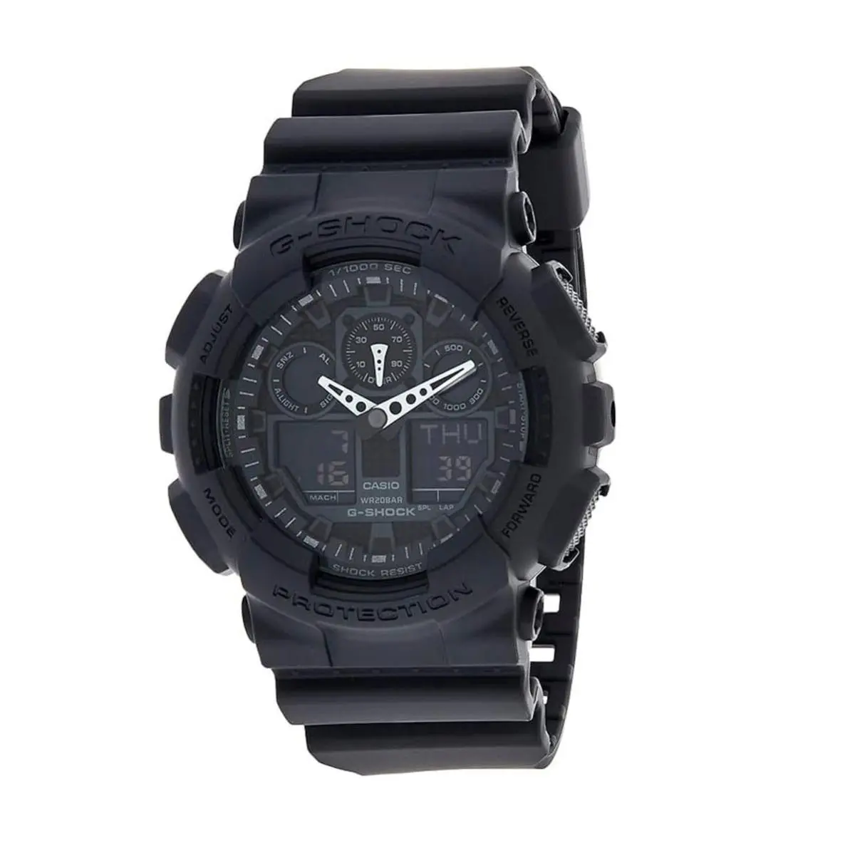 Casio G-shock GA-100 Analog-digital Black Watch GA100-1A1 - Black