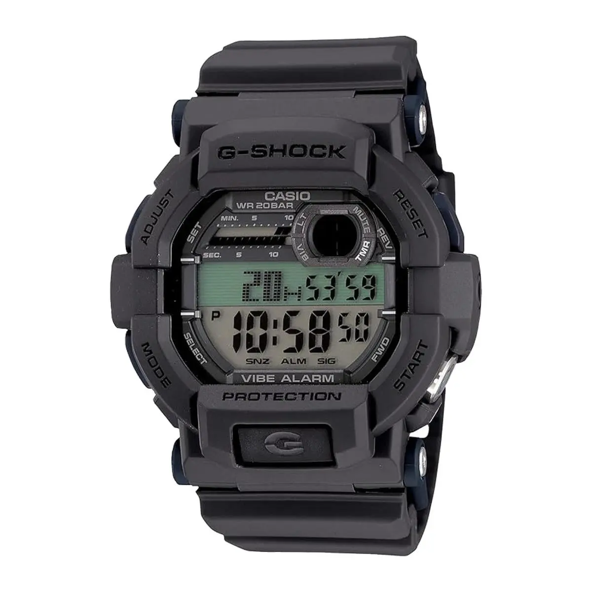 Casio G-shock 200m Water Resistant Gray World Time Watch GD350-8