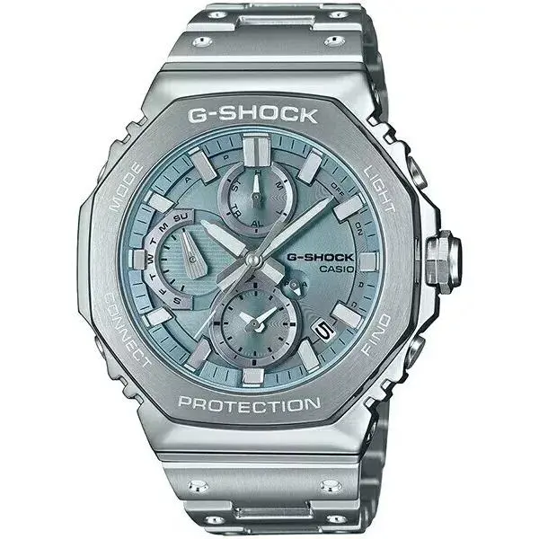 Casio G-shock Full Metal Blue Dial Stainless Steel Watch GMCB2100AD2A