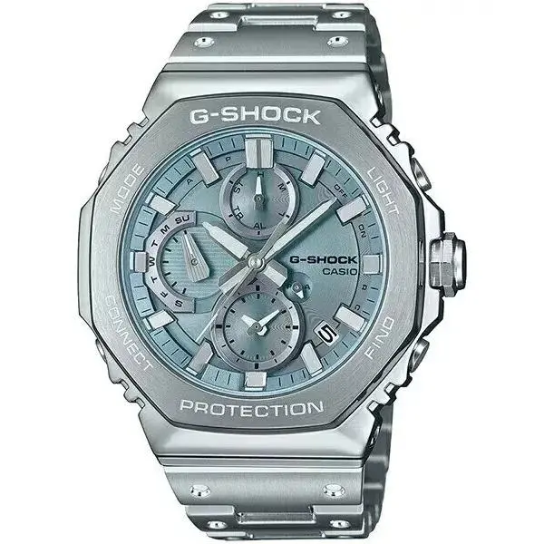 G-shock Full Metal Blue Dial Stainless Steel Watch GMCB2100AD-2A by Casio