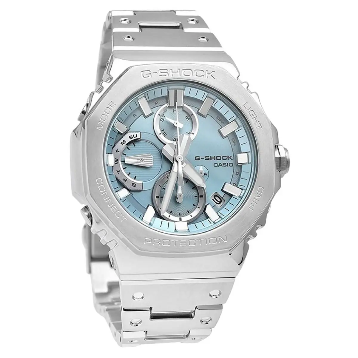 G-shock Ice Blue Dial Sports Tough Solar 200M Men`s Watch GMC-B2100AD-2A by Casio