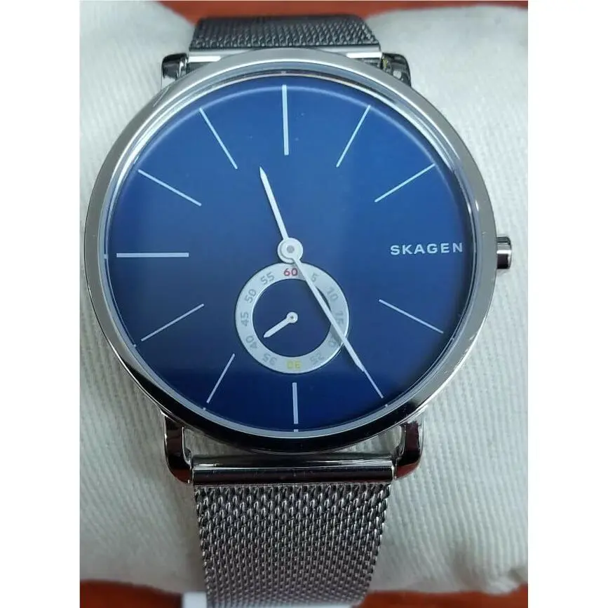 Skagen SKW6230 Hagen Blue Dial Stainless Steel Women`s Watch - Blue