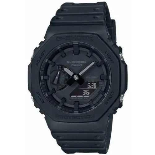Casio Oak G-shock GA2100-1A1 A/d Digital Carbon Resin Black Out Men`s Watch