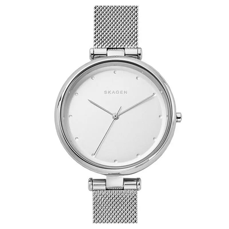 Women`s Skagen Tanja Silver Dial Silver Tone Steel Mesh Women`s Watch SKW2485
