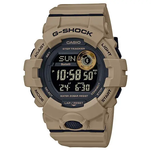 Casio G-shock Move GBD800UC-5 Sports Brown Digital Led GBD-800 Series Watch - Dial: Black