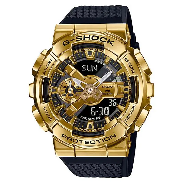 Casio G-shock Gold Plated GM110G-1A9 G-steel Digital Analog GM-110 Series Watch