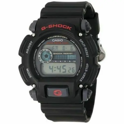 Casio DW9052-1V G-shock 200 Meter Watch Chronograph Resin Strap Alarm