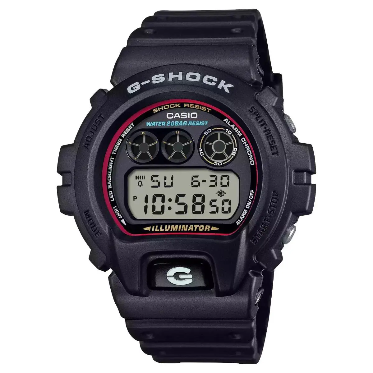 G-shock DW6900RL-1 Analog Digital Iconic Style Illuminator Men`s Watch by Casio