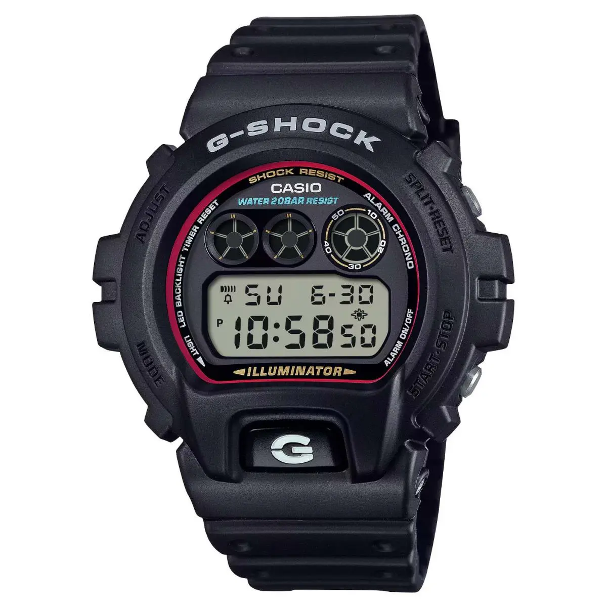 G-shock Iconic Styles OG Style Digital Chrono Mens Watch DW6900RL-1 by Casio