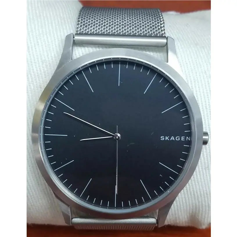 Skagen SKW6334 Jorn Black Dial Stainless Steel Mesh Men`s Watch