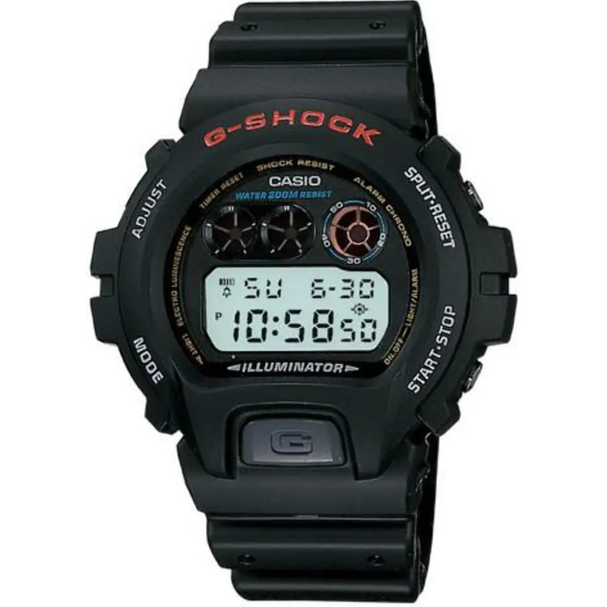 Casio DW6900-1V G-shock Classic 6900 Countdown Alarm Watch