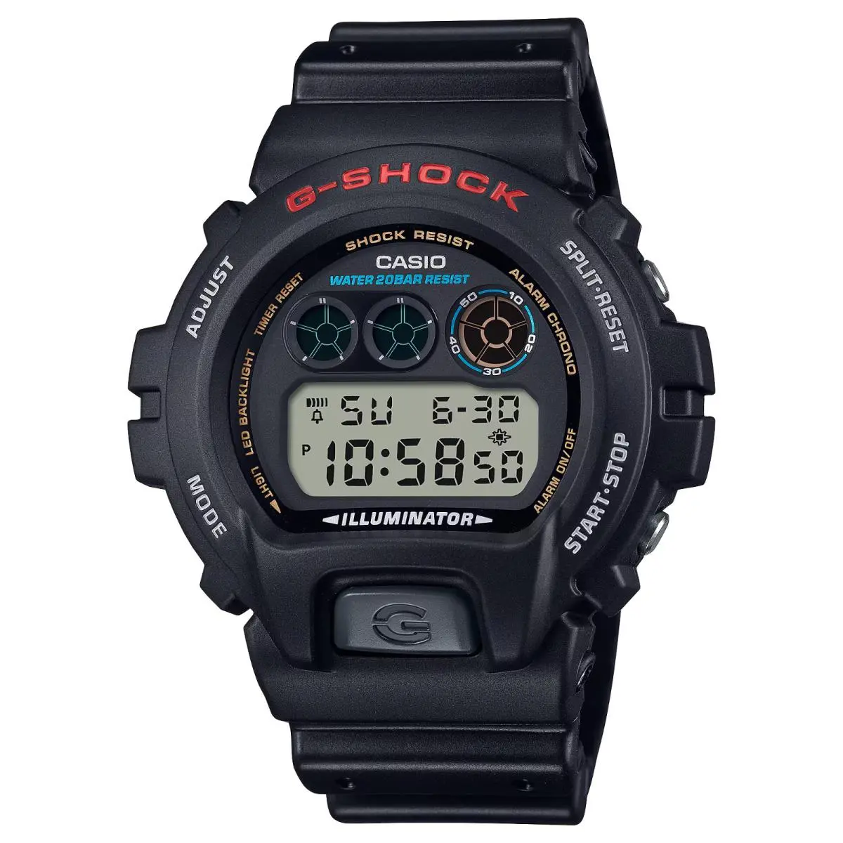 DW6900U-1 G-shock 200 Meter Watch Chronograph Illuminator Alarm by Casio