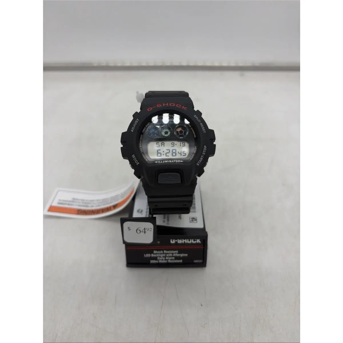 Casio G-shock Digital Resin Plastic Black Wristwatch DW6900-1V
