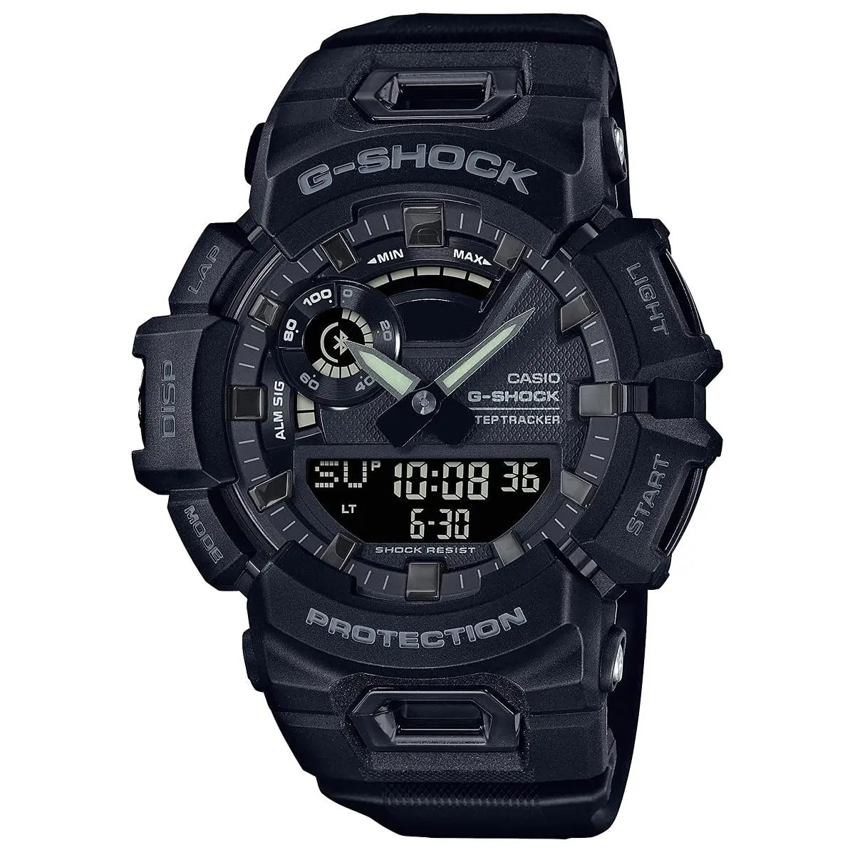 Casio G-shock GBA-900-1ACR Black Bluetooth Running Mens Watch - Black, Dial: Black, Band: Black
