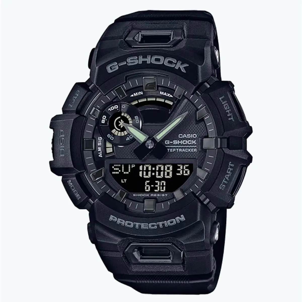 Casio G Shock Move GBA-900-1A Black Resin Case and Band Men`s Wristwatch - Dial: Black, Band: Black, Bezel: Black