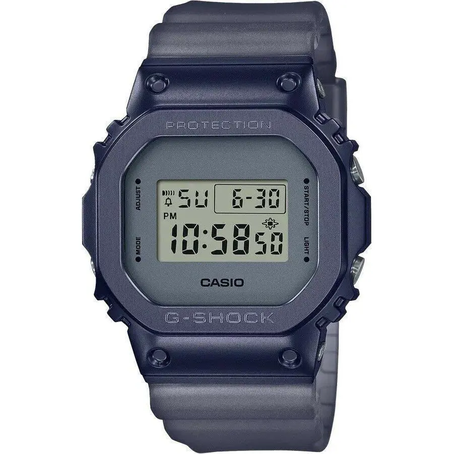 G-shock GM5600MF-2 Limited Edition Digital Matte Blue Plated Bezel Watch by Casio