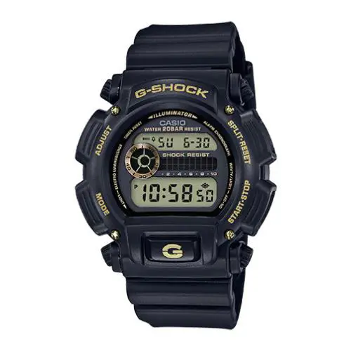 Casio Men`s Men`s Quartz Black Resin Strap 48mm Watch DW9052GBX-1A9 - Dial: Black, Band: Black