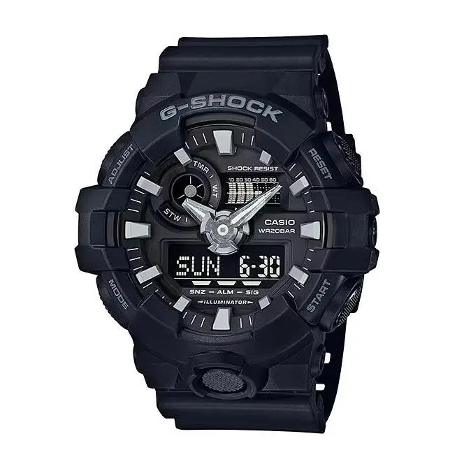 Casio G-shock GA-700-1B Black Men`s Analog Digital Watch
