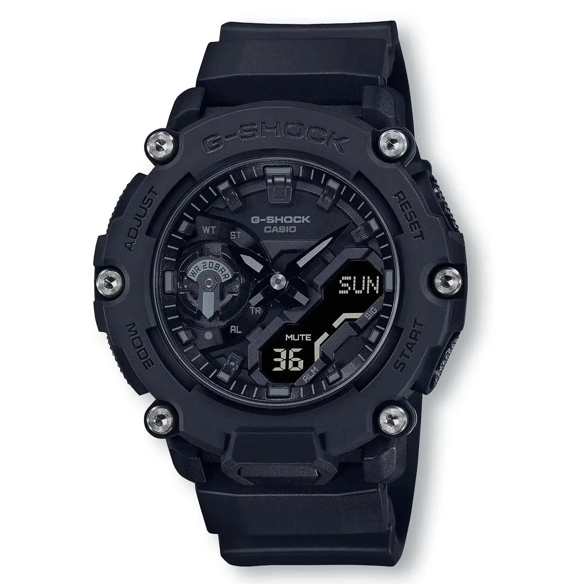G-shock GA-2200 Series GA2200BB-1A Carbon Core Guard Watch Black by Casio
