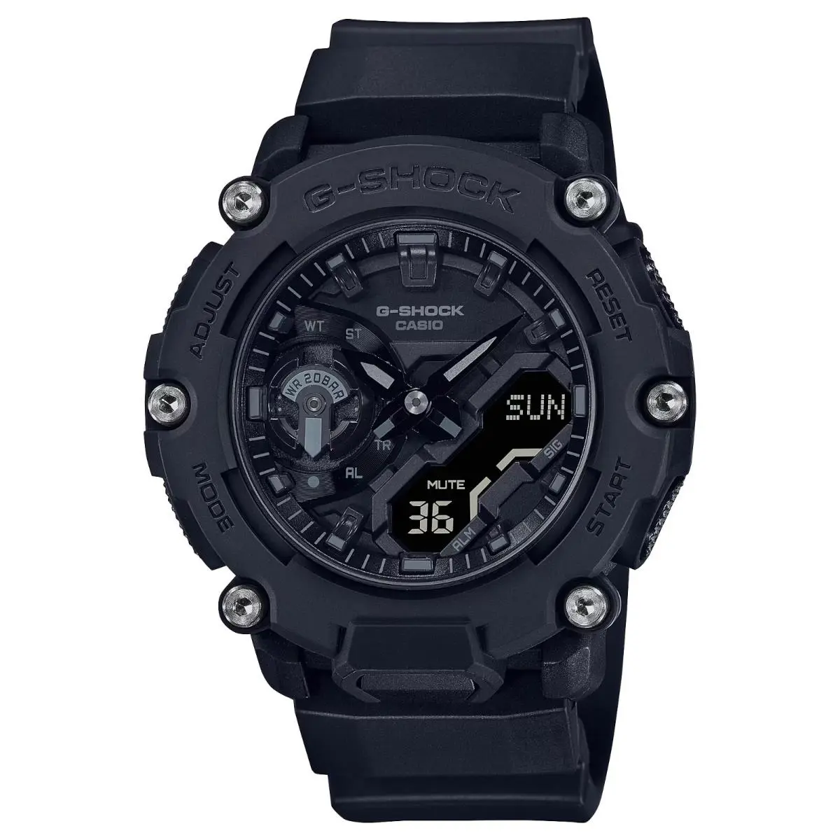 G-shock Carbon Core Guard Slim All Black Mens Watch GA2200BB-1A by Casio