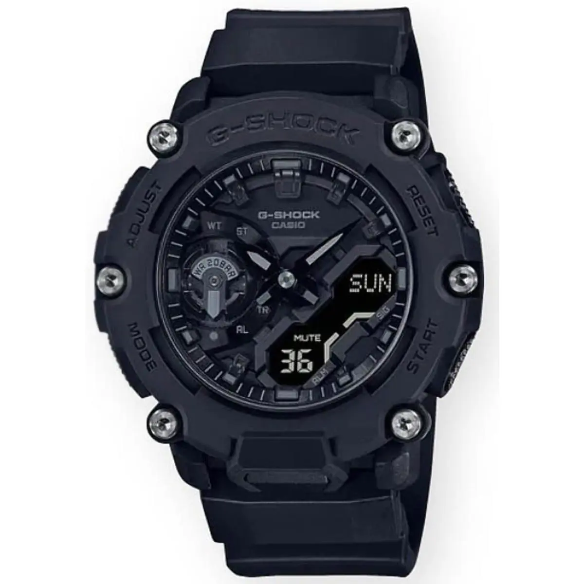 G-shock Men`s GA2200BB-1A Black Watch by Casio