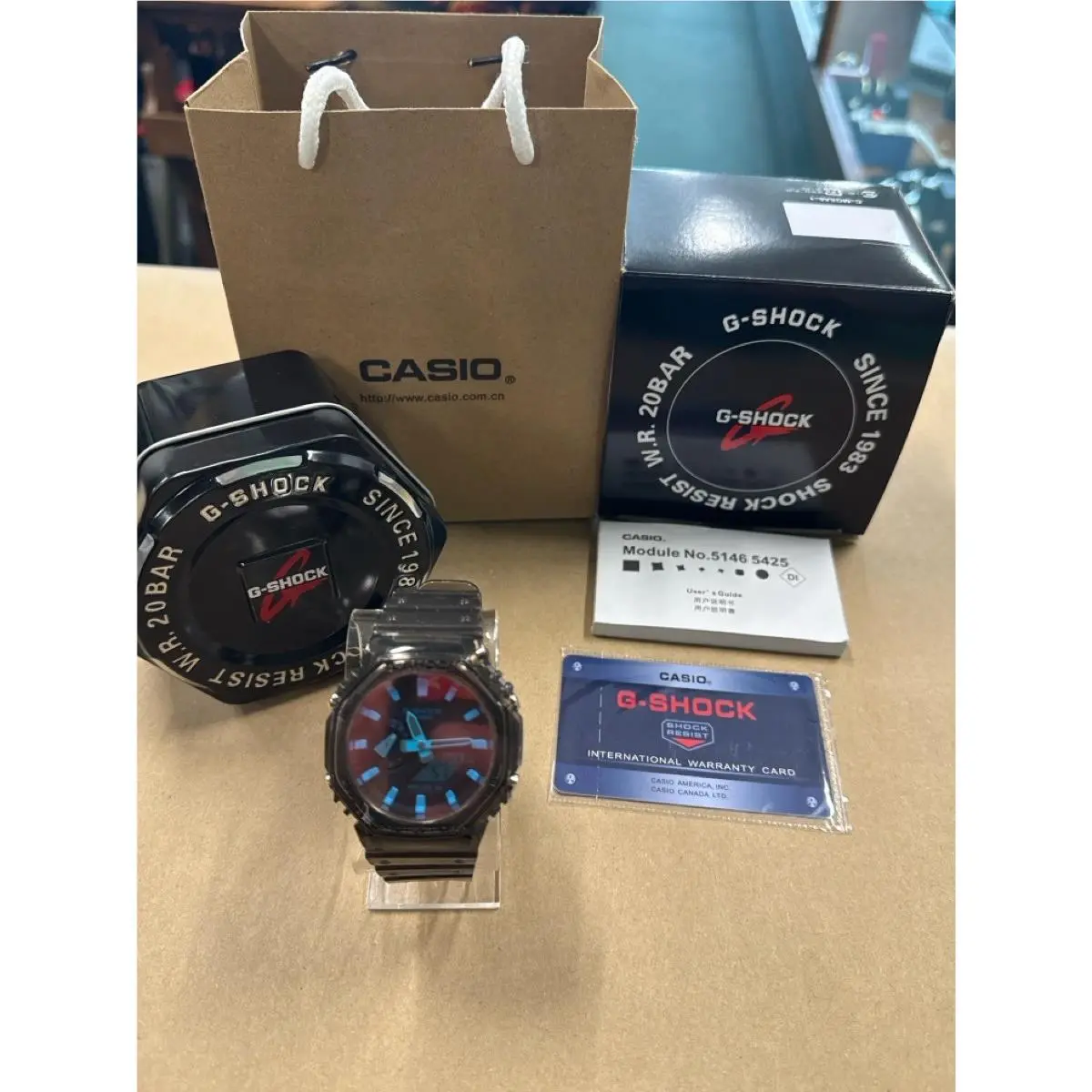 GA2100-RW 5611 G-shock Watch Black HPB030597 by Casio
