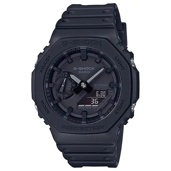 G-shock Digital / Analog Black Resin Men`s Watch GA-2100-1A1 by Casio