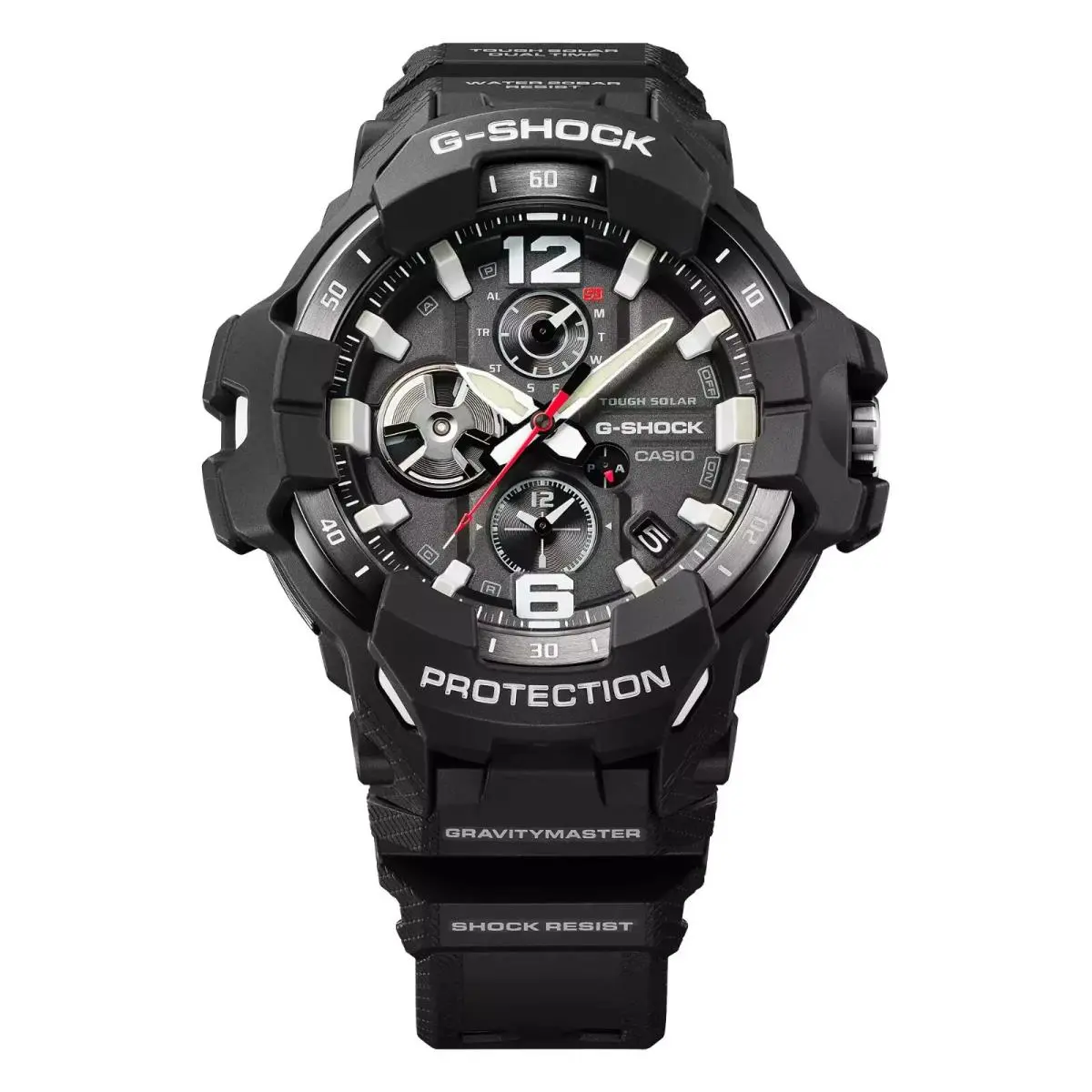 Casio G-shock Quartz Gravity Master Gray Dial Men`s Watch GRB300-1A