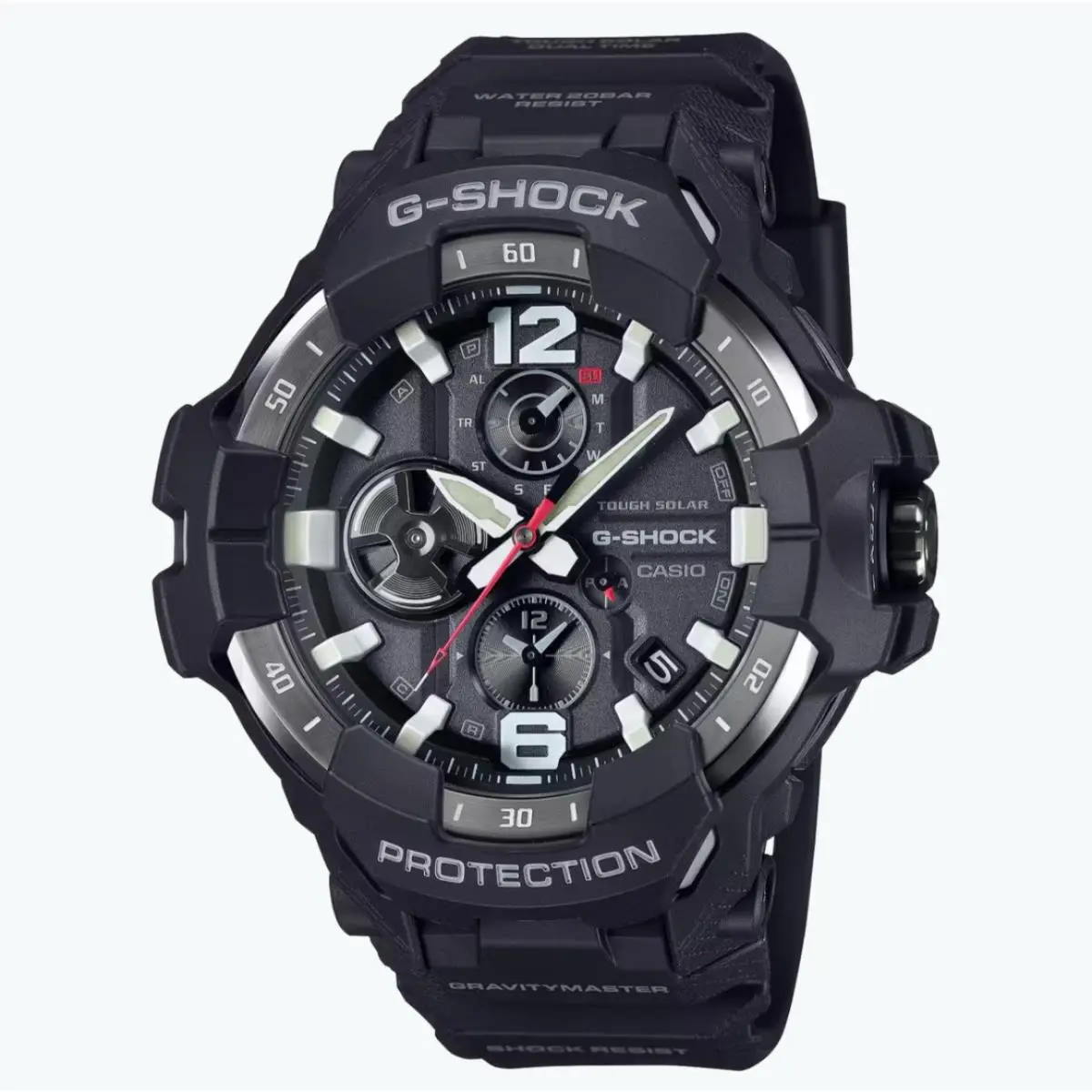 Casio Men`s G-shock Master of G-air Gravity Master Black Dial Watch - GRB300-1A - Dial: Black, Band: Black