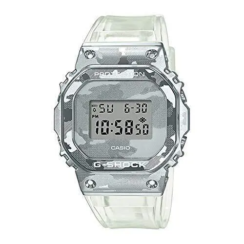 G-shock GM-5600SCM-1 Wristwatch Men`s Digital Camouflage Skeleton Usa by Casio
