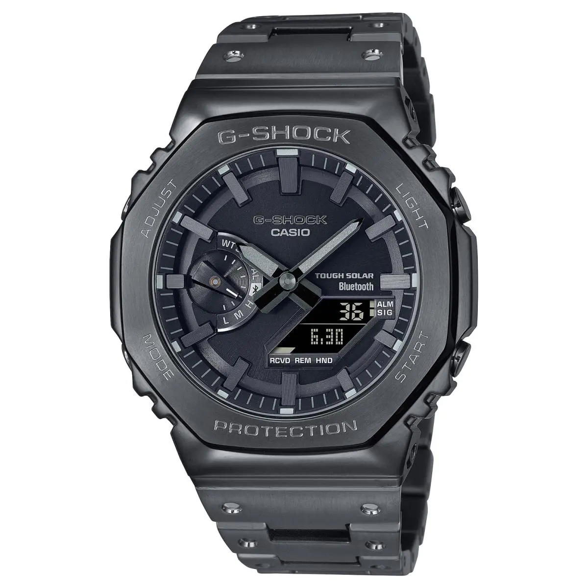Casio G-shock 2100 Series Black Stainless Steel Watch GMB2100BD-1A