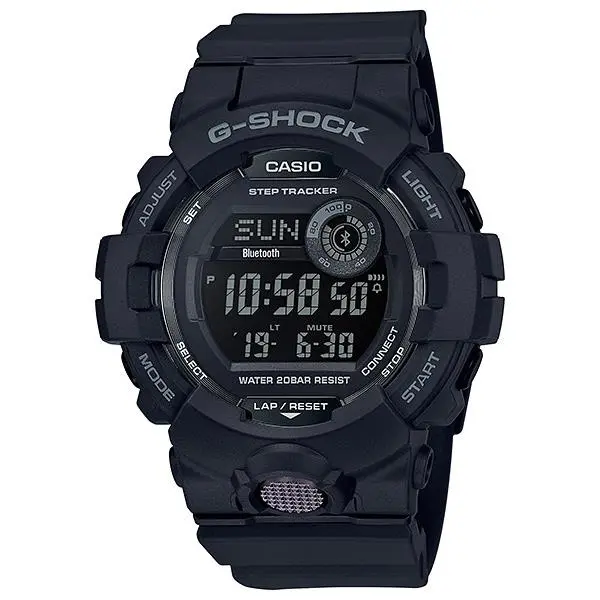 Casio G-shock Move GBD800-1B Sports Men`s Black Digital Led GBD-800 Series Watch - Dial: Black