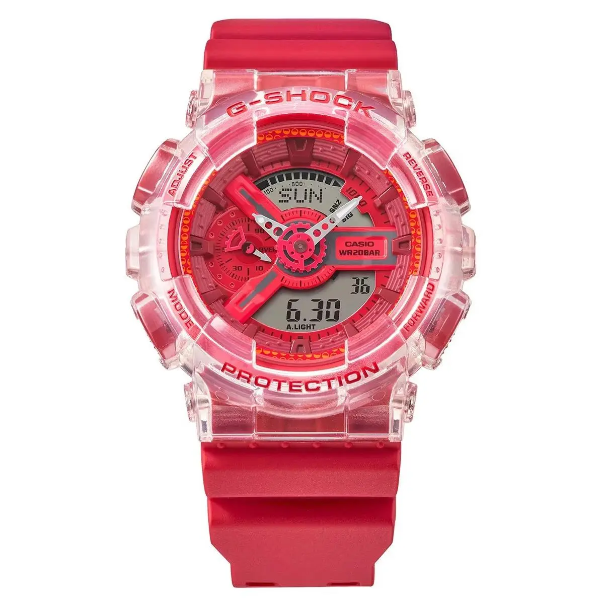 G-shock Limited Edition Lucky Drop Red Ana-digi Mens Watch GA110GL-4A by Casio