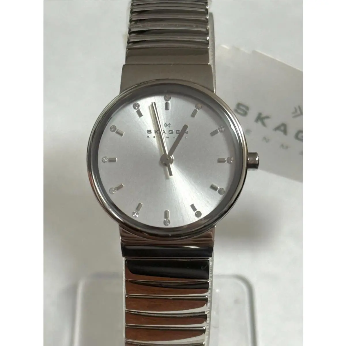 Skagen SKW2198 Ancher Silver Dial Stainless Steel Women`s Watch