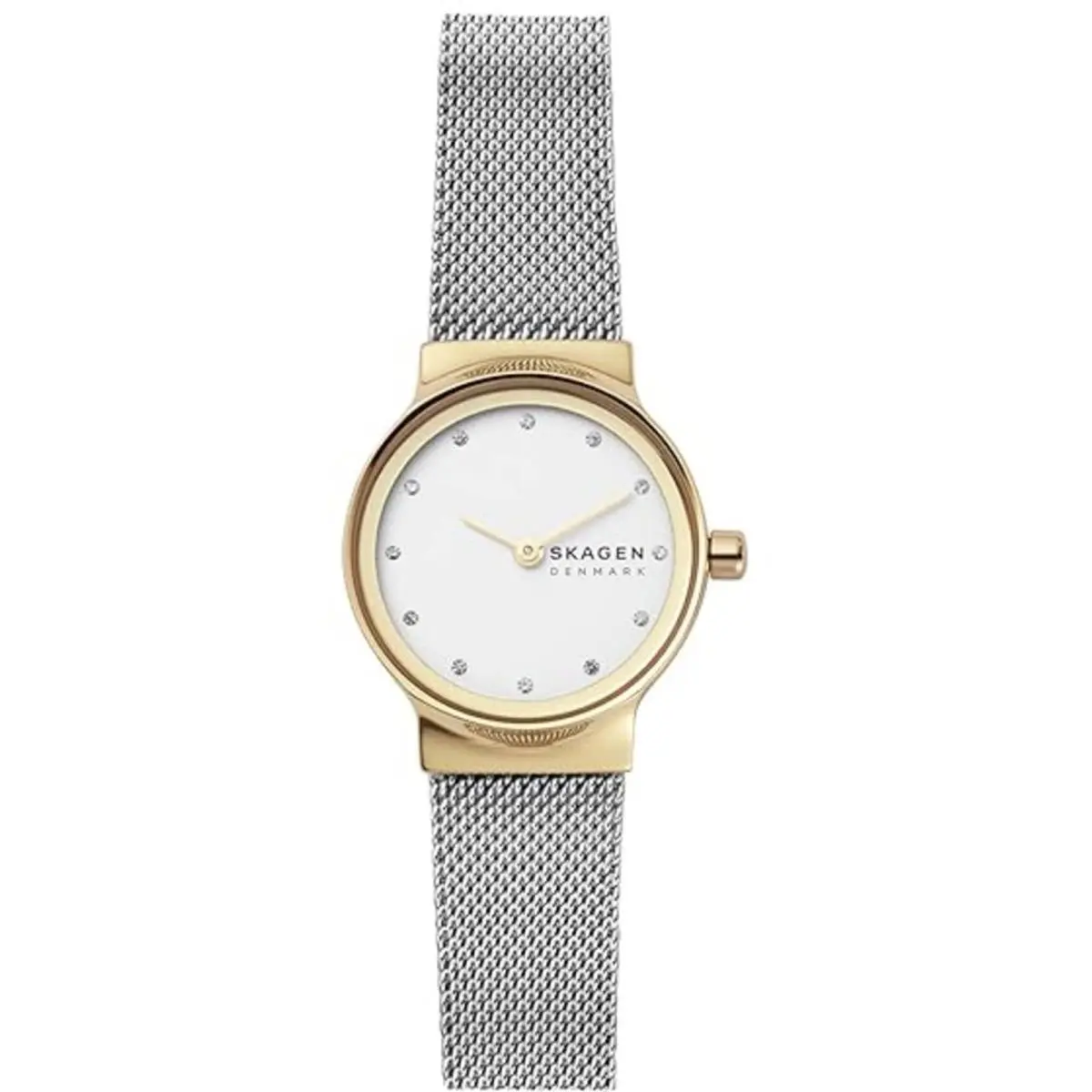 Women`s Watch Freja Lille White Dial Stainless Steel Bracelet SKW2666 by Skagen