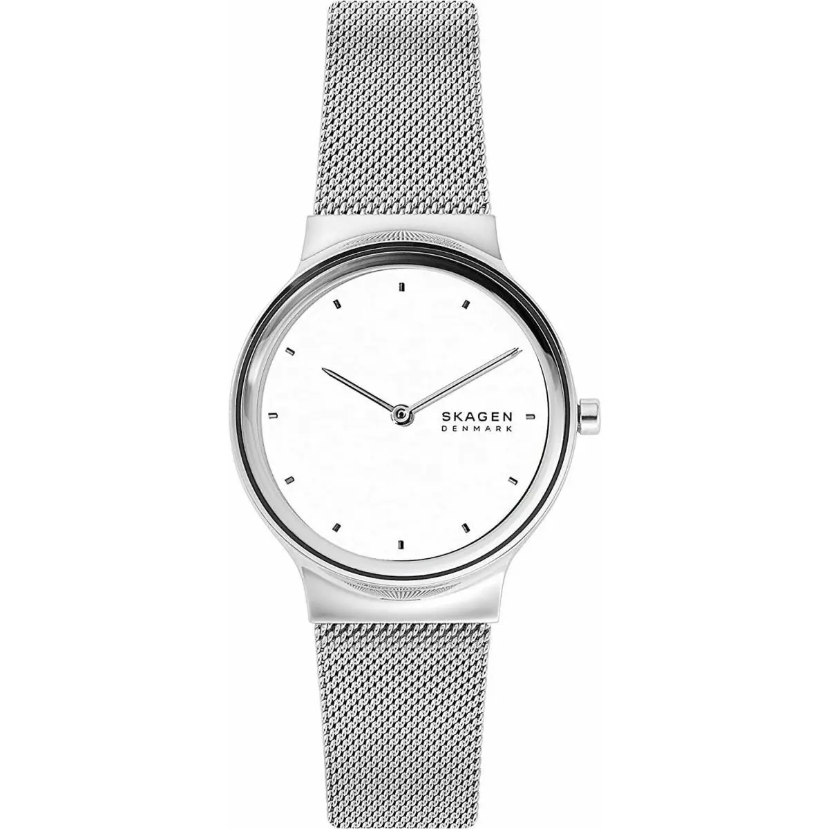 Skagen SKW2823 Freja Silver Tone Steel Mesh Women`s Classic Watch Great Gift