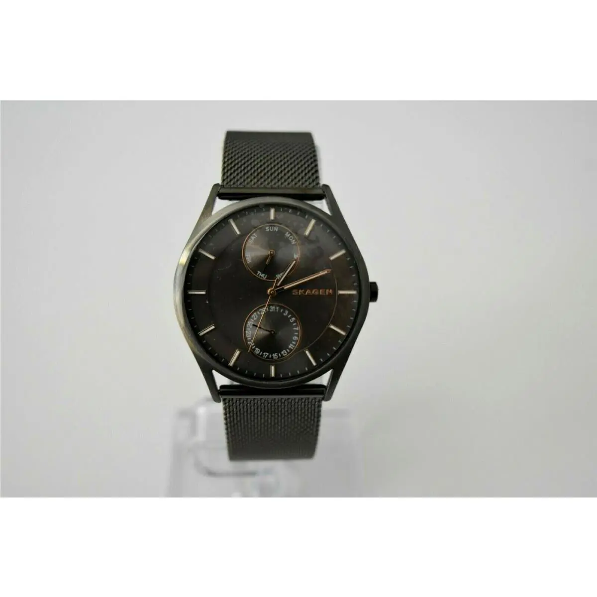 Skagen Gunmetal Mesh Gray Dial SKW6180 Watch