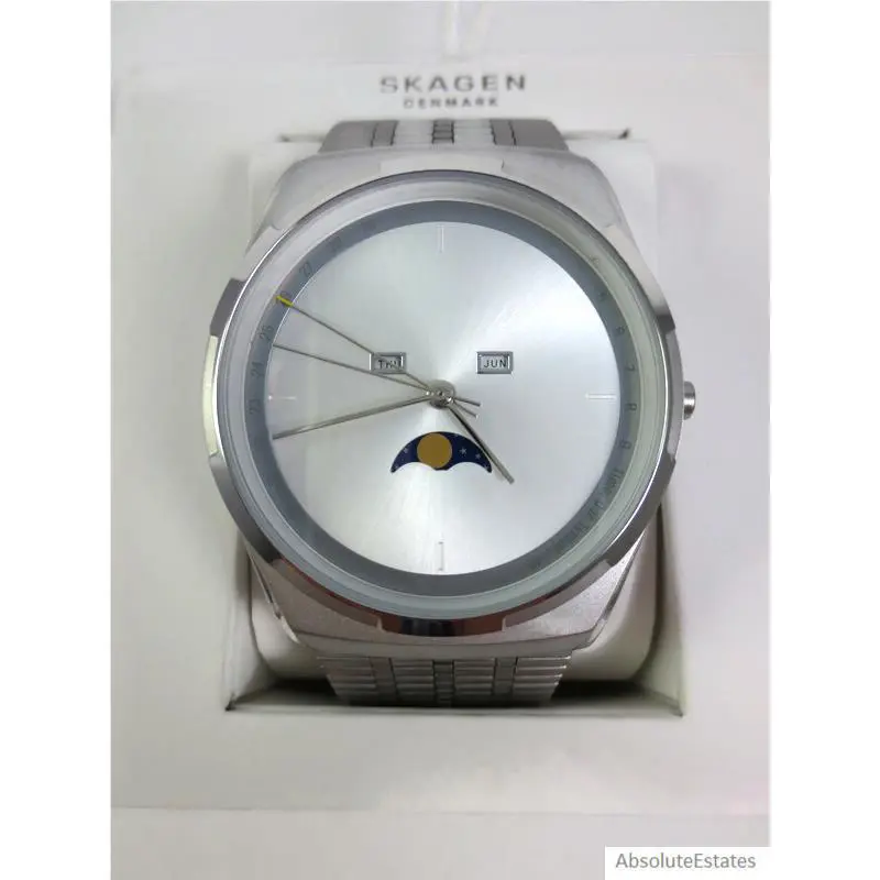 Skagen Soulland X Melbye Moonphase Limited Edition Mens Watch SKW6806