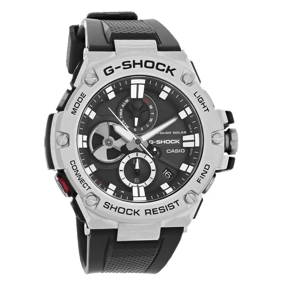 Dual Time Men`s Quartz Chronograph Watch GSTB100-1A by Casio