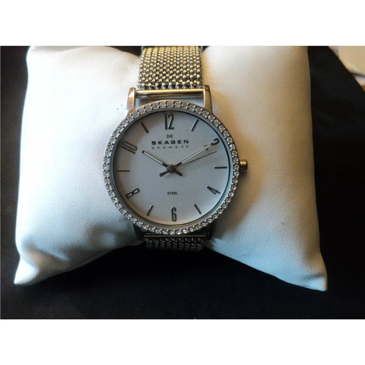 Skagen Women`s Fashion Stainless Steel Quartz Analog Watch 922SSS2 Batt