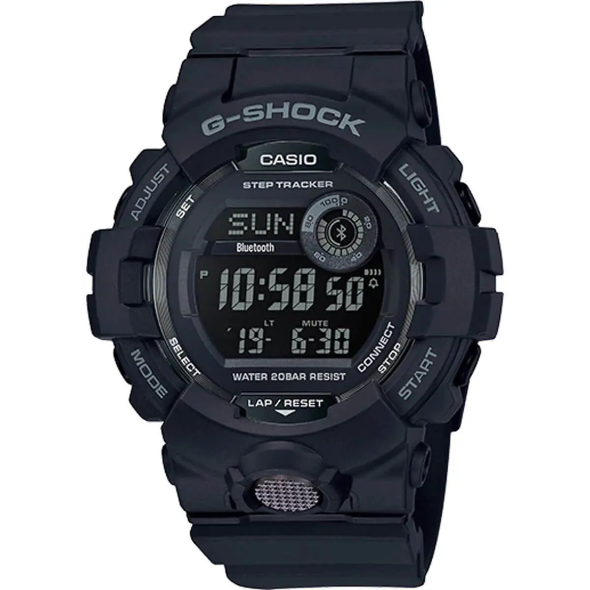 Casio Men`s Watch G-shock G-squad Ana-digi Dial Black Strap GBD800-1B