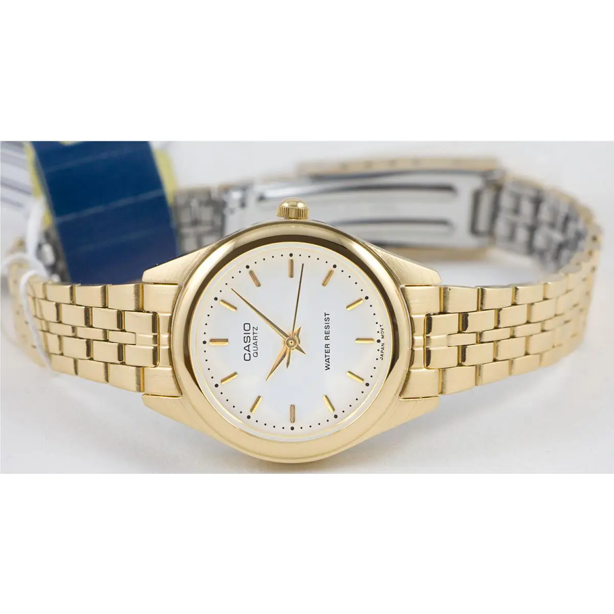 Casio LTP-1129N-7A Ladies Analog Gold Steel Watch Stainless Steel Casual Dress